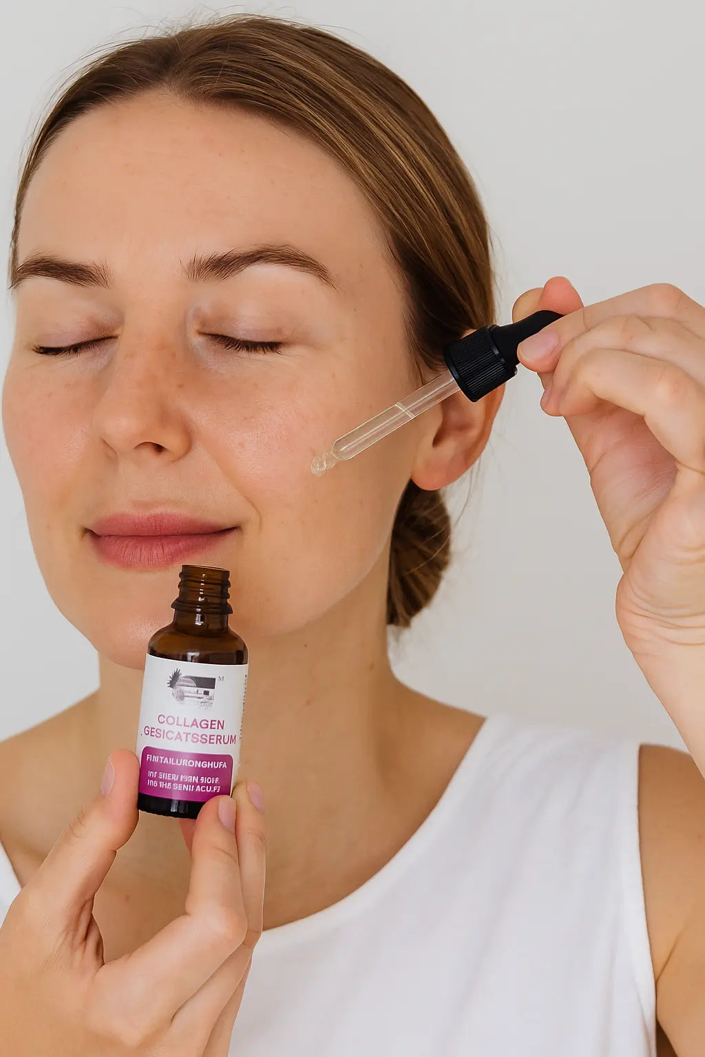 Suero de Colágeno con Ácido Hialurónico, 30ml, Antiarrugas, Regenerador, Hidratante, Vegano, para Piel Madura BIMART SHOP