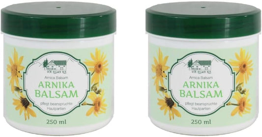 Sin Dolor Crema Ärnica Alivio del Dolor en Articulaciones y Golpes Perfecto Para Masajes Musculares Efecto Antinflamatorio y Analgésico Alivio Artrosis y Huesos Fabricación Alemana Pack 2 unds