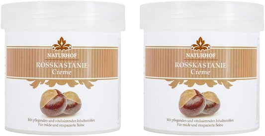 Crema Castaño De Indias Pack 2 Unds Mejora La Circulación Previene Varices Alivia Pesadez Y Piernas Cansadas Hidrata Y Nutre