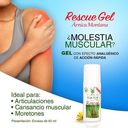 ROLL ON RESCUE GEL ARNICA MONTANA 1 UNIDAD  ⭐⭐⭐⭐
