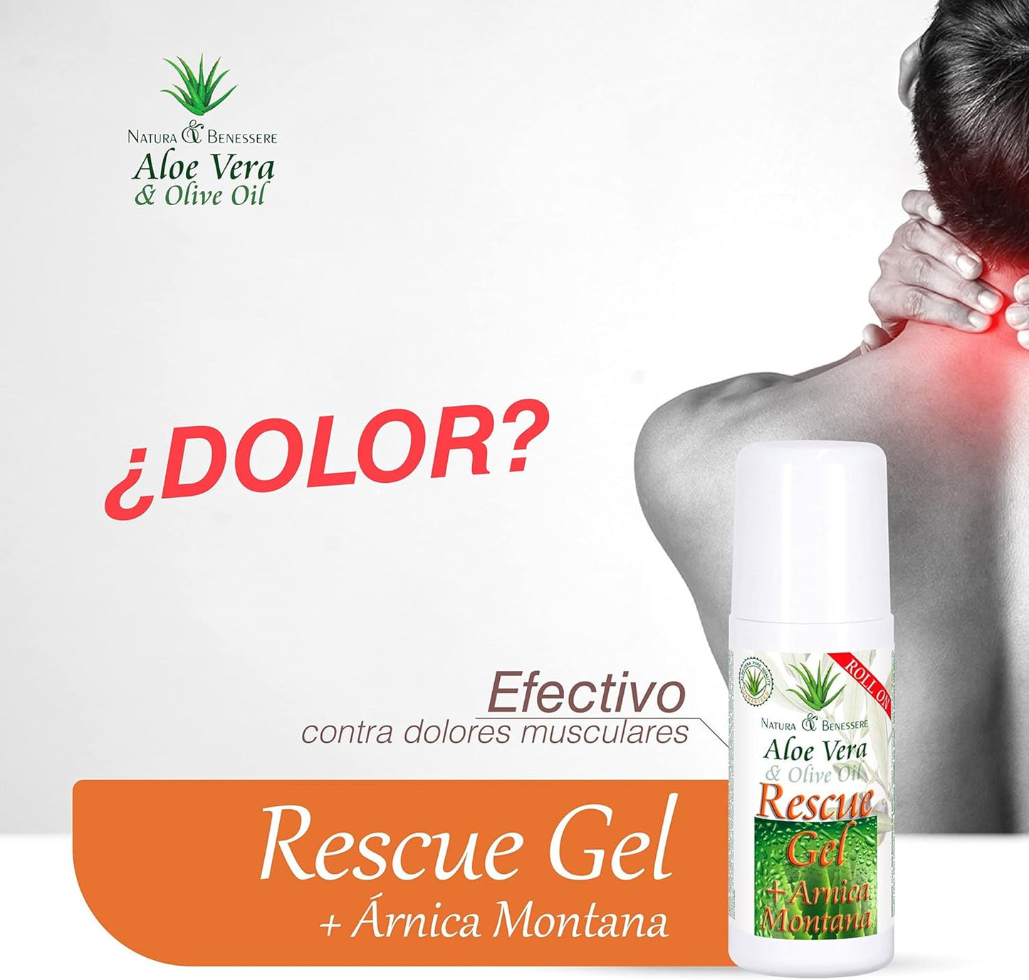 ROLL ON RESCUE GEL ARNICA MONTANA 1 UNIDAD  ⭐⭐⭐⭐